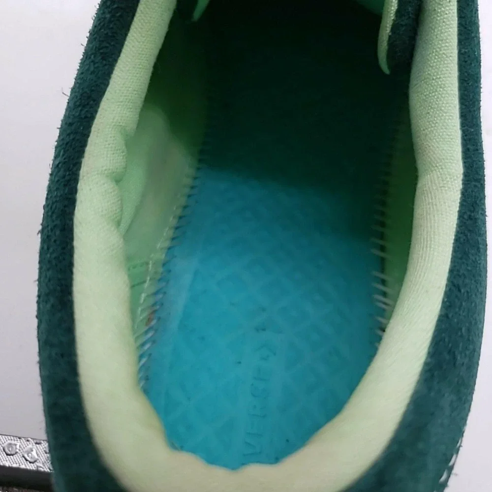 Converse One Star Shoes Mens Size 12 Green Leather Low Top Lace Up Sneakers - Picture 9 of 16